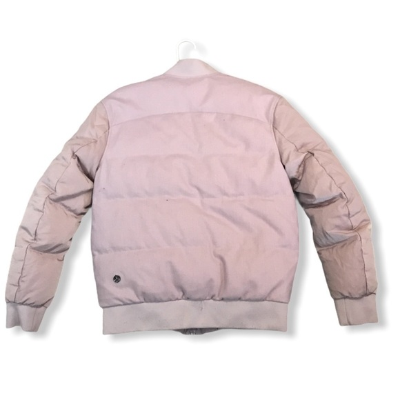 Lululemon Roam Far Wool Bomber Porcelain Pink - Picture 5 of 13